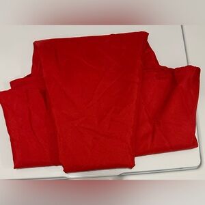 90” Round Red Table Cloth